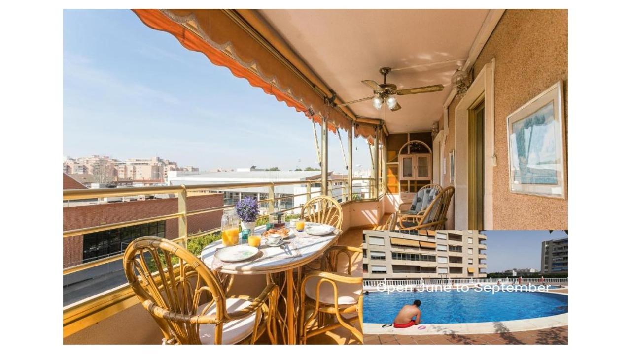 Playa 500M Y Centro Pueblo 600M, Piscina, 4 Clim, 2 Parkings Apartman Santa Pola Kültér fotó