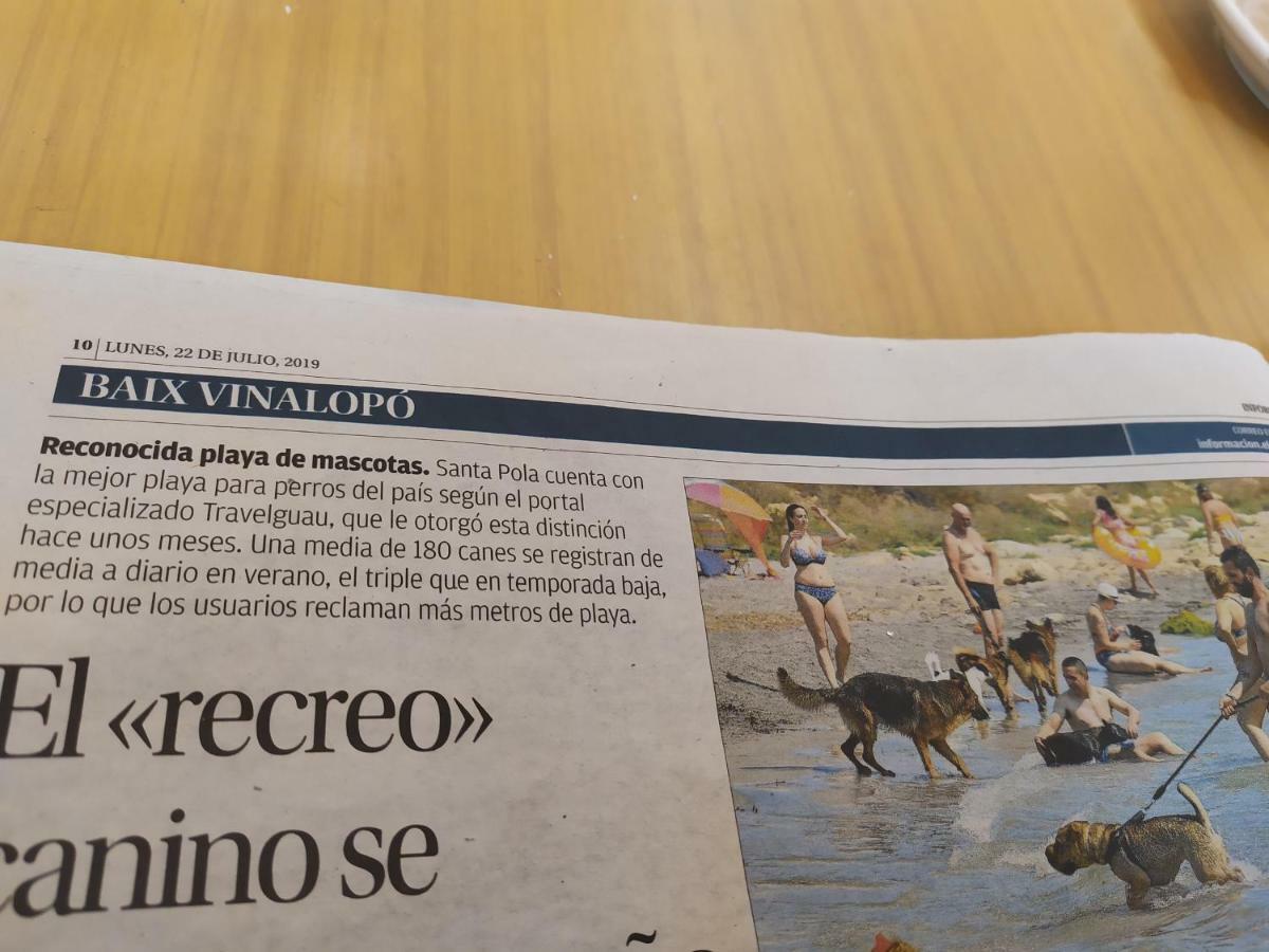 Playa 500M Y Centro Pueblo 600M, Piscina, 4 Clim, 2 Parkings Apartman Santa Pola Kültér fotó